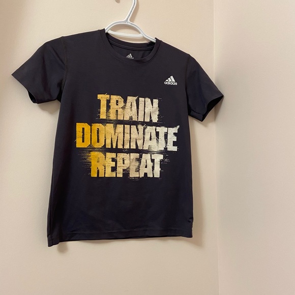Adidas short sleeve T-shirt. Navy. Size: S youth. - Picture 5 of 5